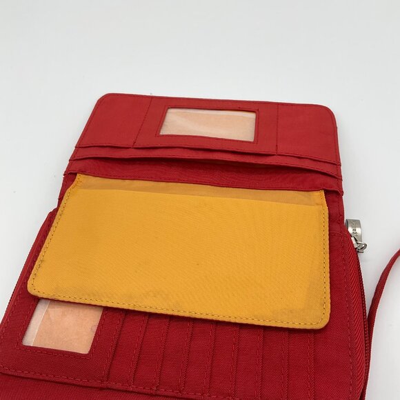 Baggallini RFID Phone Wallet Crossbody Bag Red Pockets Shoulder Purse‎ - Picture 9 of 12